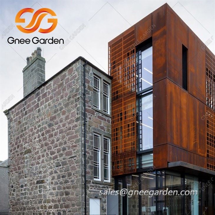 corten steel Cladding