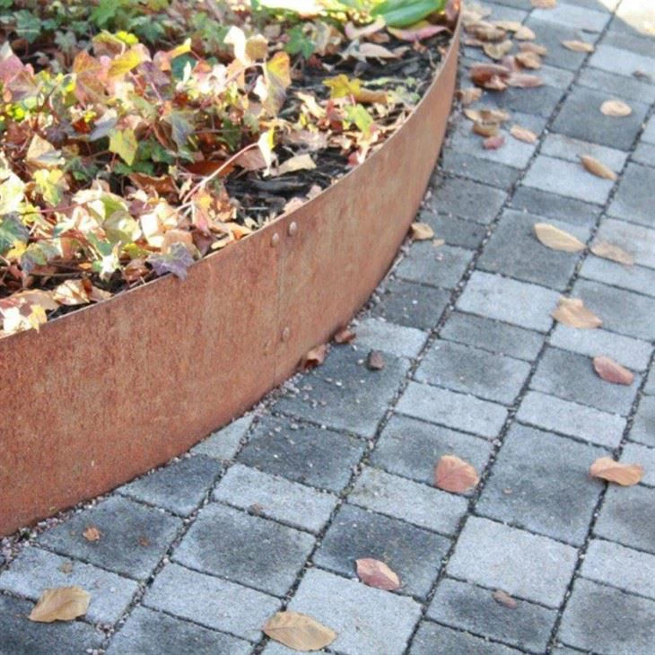 Corten Steel Rusty Garden бордюр за декорация