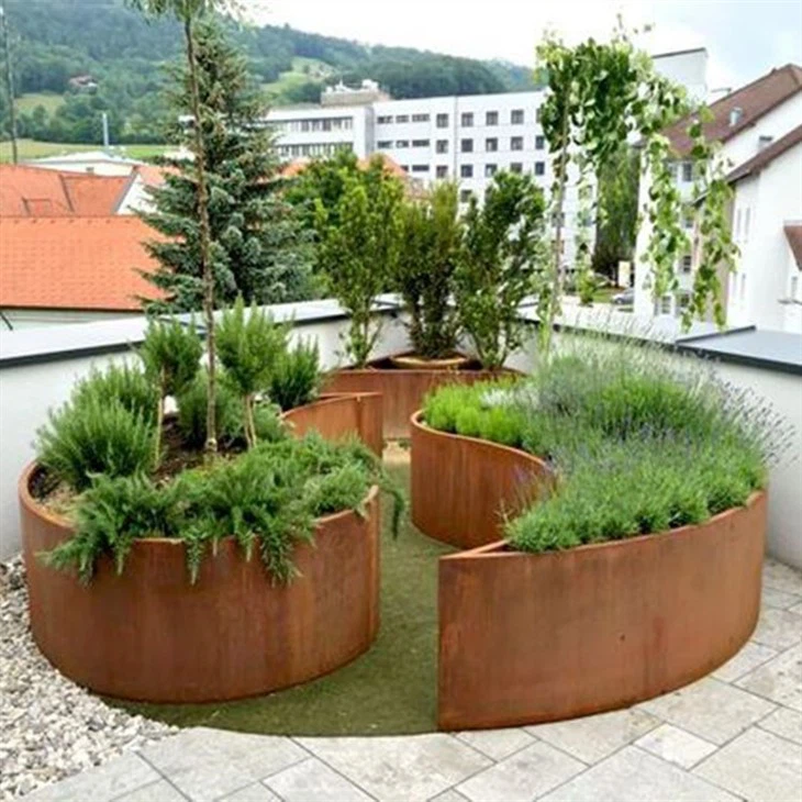 High Quality Supply Decoration Corten Steel Garden Edging