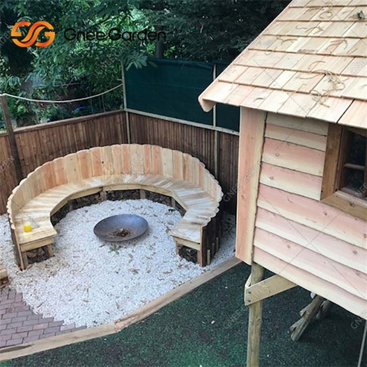 Outdoor Corten Steel Wood Burning Fire Pit