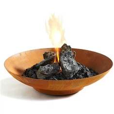 Corten Steel Fire Pit Bowl Природен газ