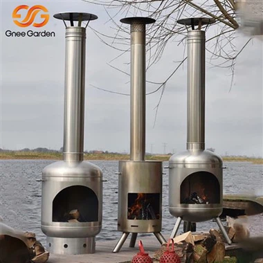 Външна градина Corten Steel Fire Place Bbq Камина