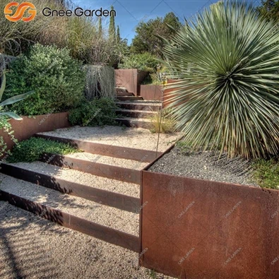 Corten Modern Planters: Комбиниране на функция и естетика