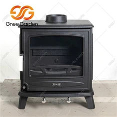 Чугунена модерна печка на дърва