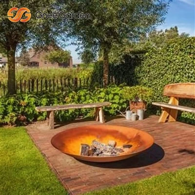 Corten Eco-приятелски купа естествен вид