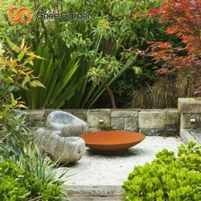 Corten Weather -Weather Fire Pit Garden